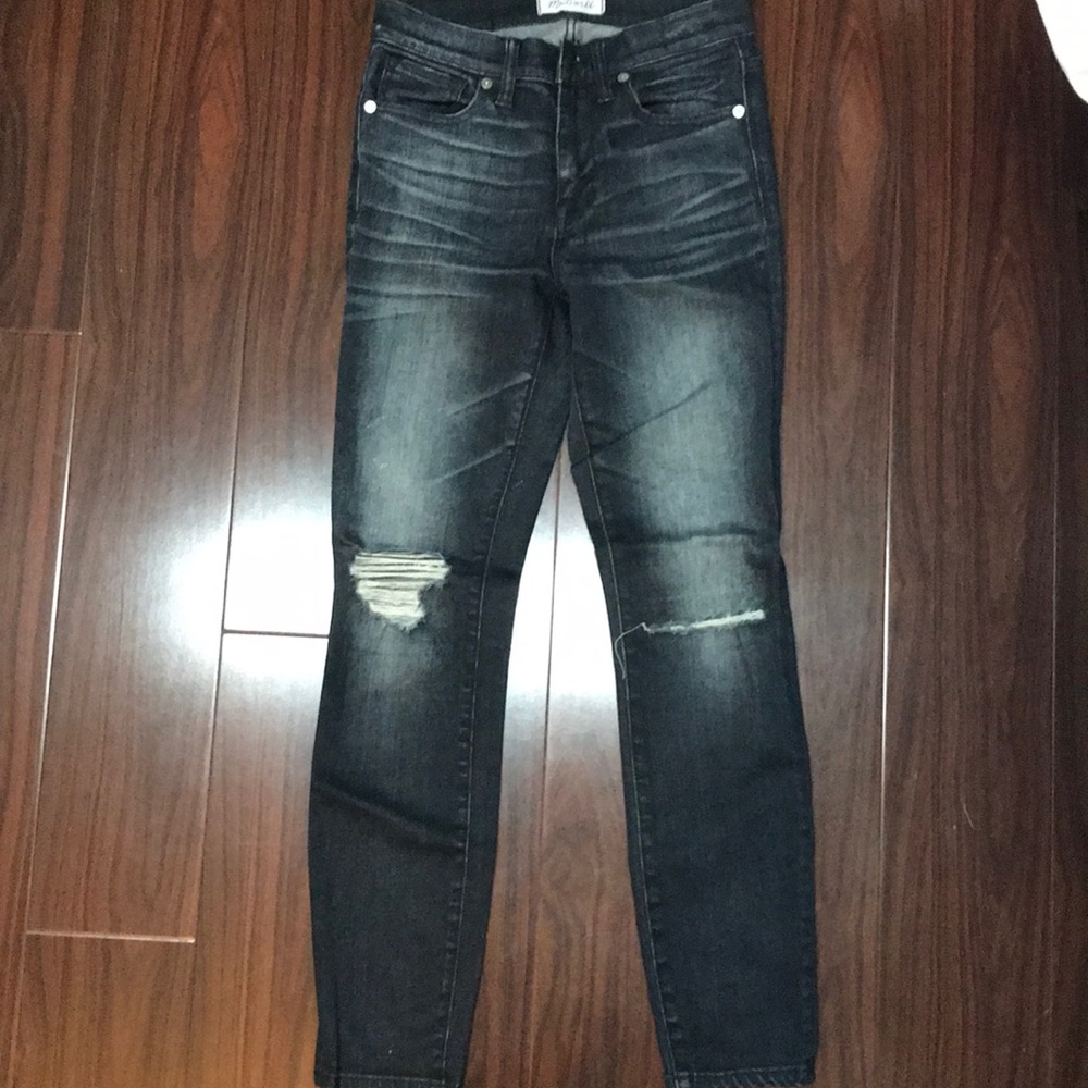 Madewell high riser skinny jeans